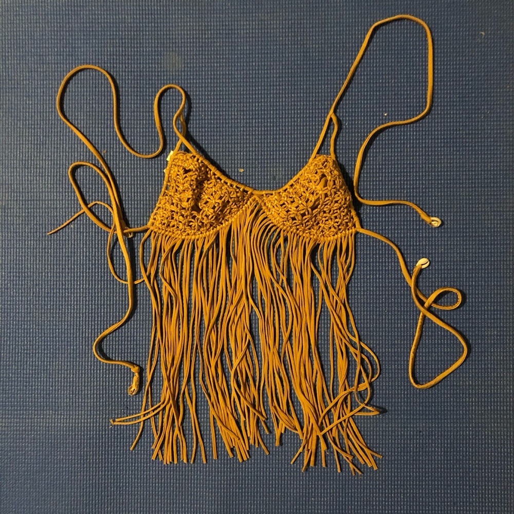Indah fringe bikini top